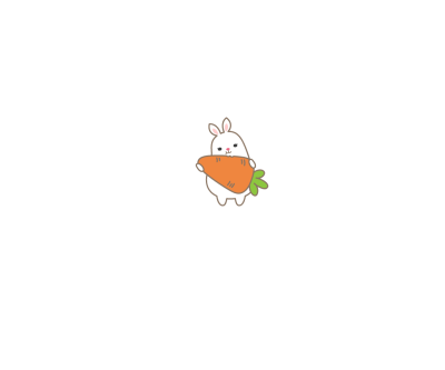 可爱兔子胡萝卜头像