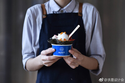 马来西亚Nippy Gelato冰淇淋店品牌形象设计。#求是爱设计# ​