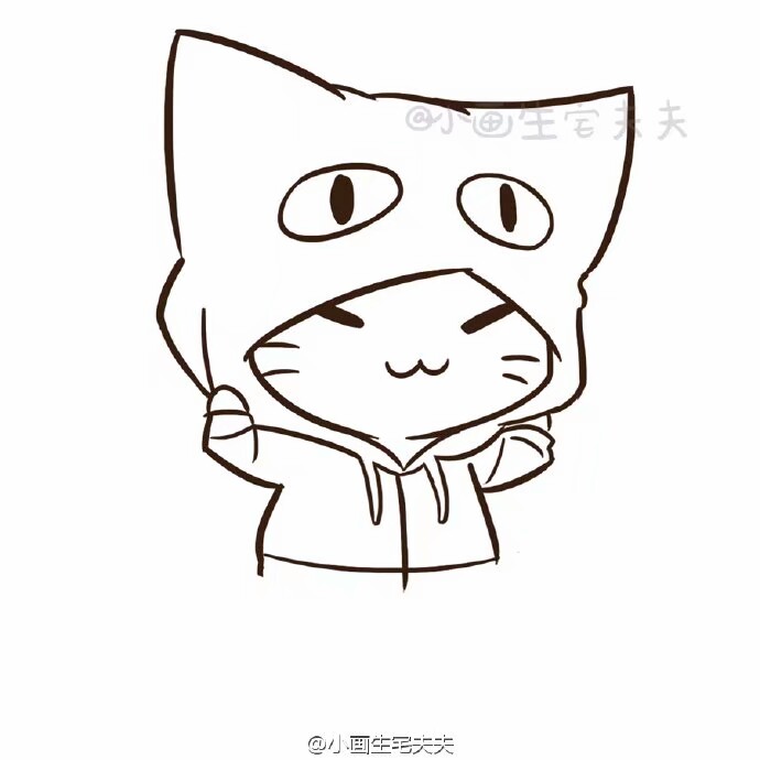 小猫猫简笔画