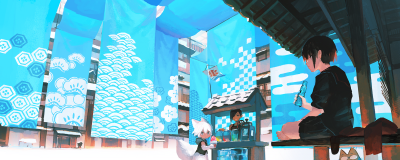 夏方の部屋 绘师：キツネ（p id=126905） 本作品id=69805142