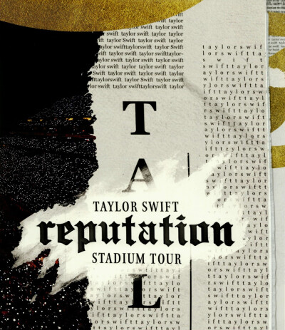 Taylor Swift 霉霉 reputation tour内页