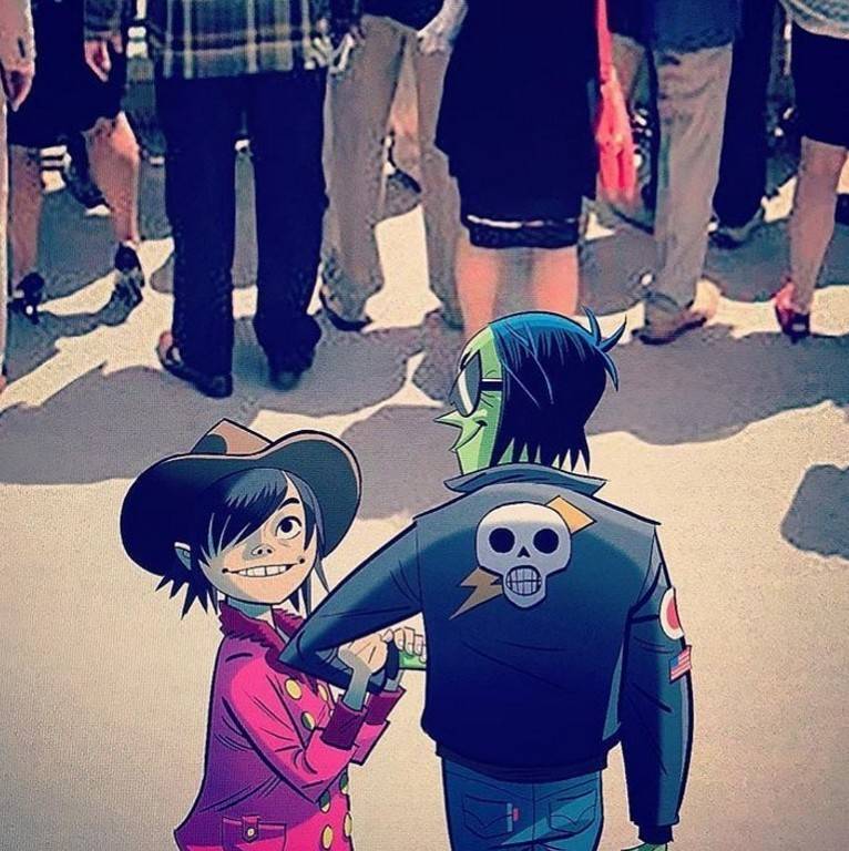 Gorillaz . by Jamie Hewlett ​​