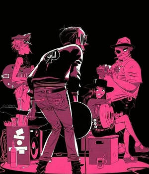 Gorillaz . by Jamie Hewlett ​​
