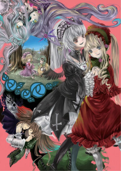 蔷薇少女薔薇少女ローゼンメイデン Rozen Maiden [水銀燈/金糸雀/翠星石 /蒼星石/真紅/雛莓/雪華綺晶/薔薇水晶]