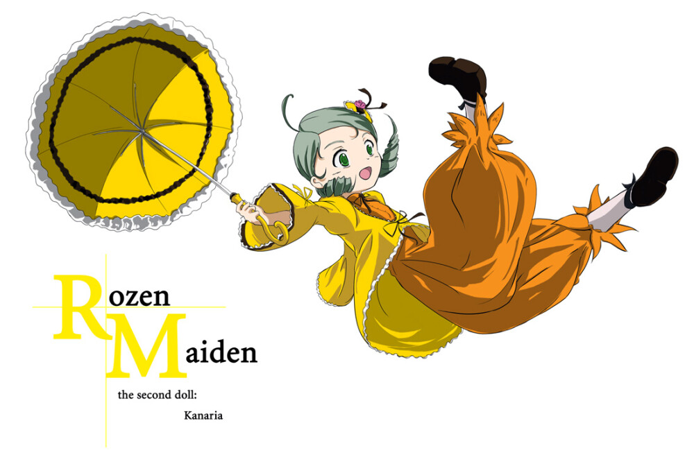 蔷薇少女薔薇少女ローゼンメイデン Rozen Maiden [薔薇少女系列的第二人偶 金糸雀]