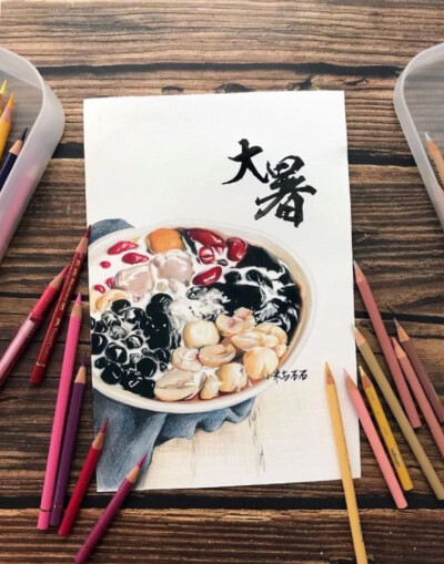 彩铅画