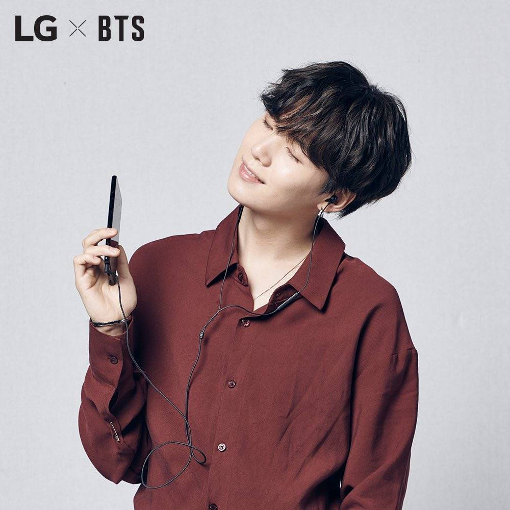 #防弹少年团# LG×BTS 闵玧其代言图