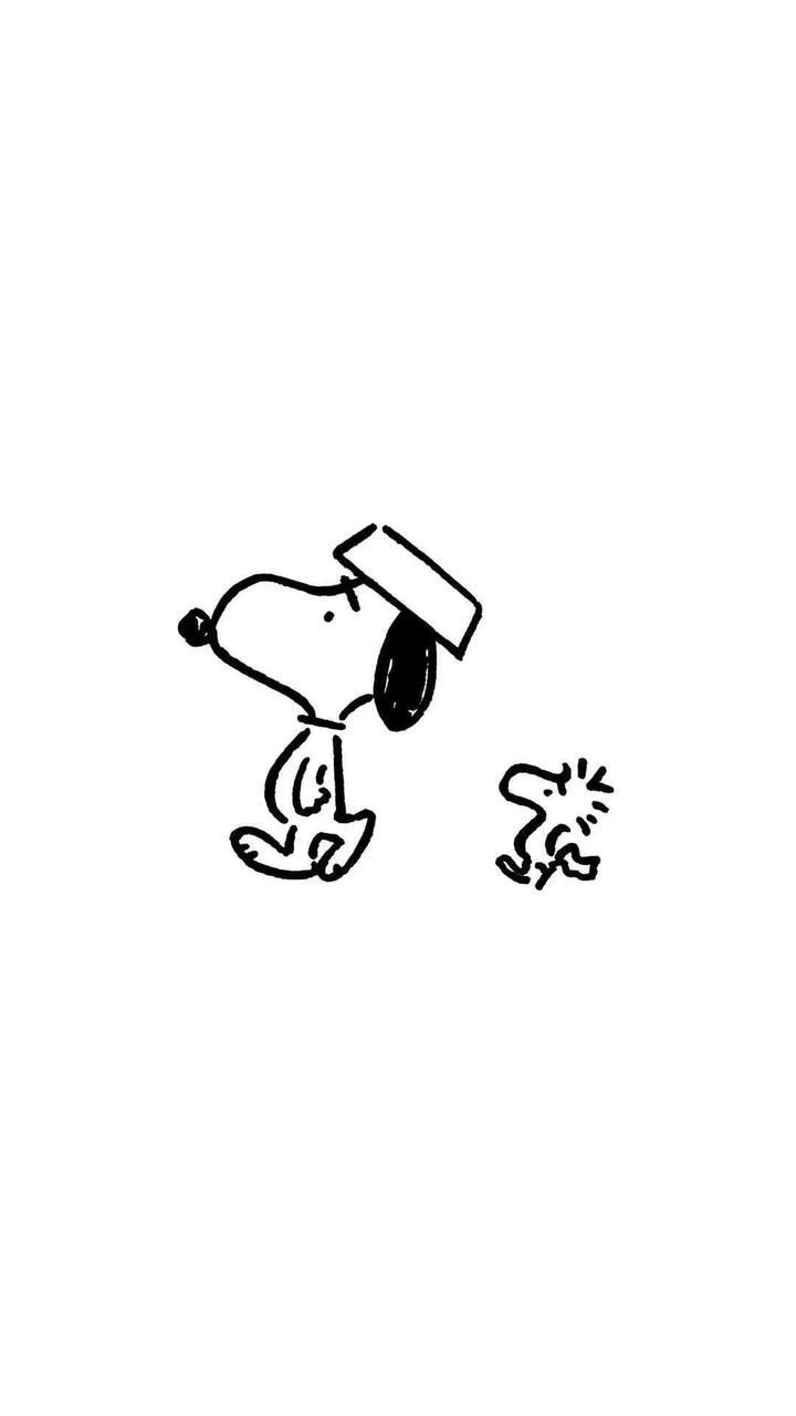 史努比系列简约萌趣壁纸
