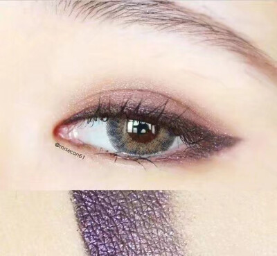 不同眼影的搭配参考 ​​