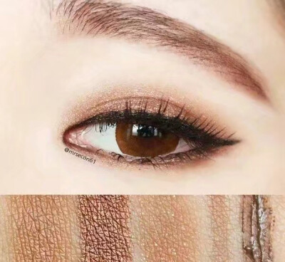 不同眼影的搭配参考 ​​