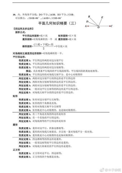 高中数学公式记忆