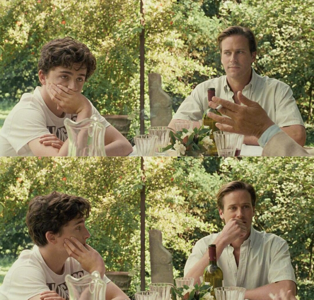 Call me by your name . ​