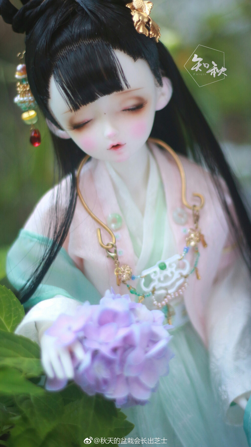 「知秋」古风美人 sd娃娃 bjd 玩具 人偶 壁纸 萌物