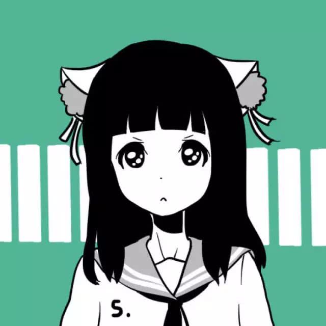 二次元动画情头p