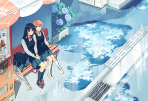 仲谷鳰 p站 二次元 插画 少女 动漫 最终我成为了你 七海灯子 小糸侑 id=123216