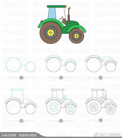 几笔教你画一辆小汽车，新手也能学会！画完这组就能掌握各种汽车的画法了，收藏吧~ ​​​