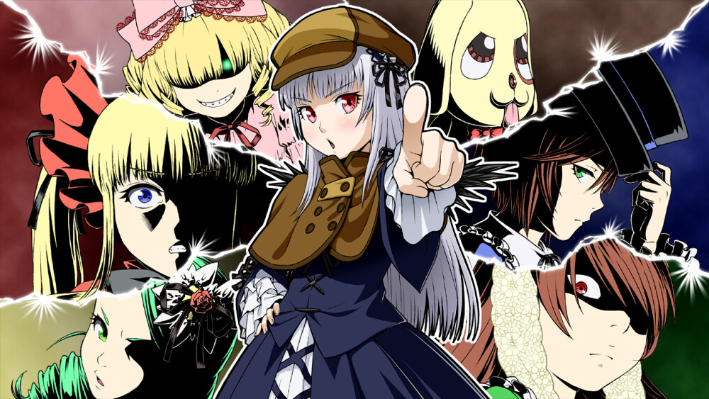 蔷薇少女薔薇少女ローゼンメイデン Rozen Maiden [水銀燈/金糸雀/翠星石 /蒼星石/真紅/雛莓/偵探庫庫]