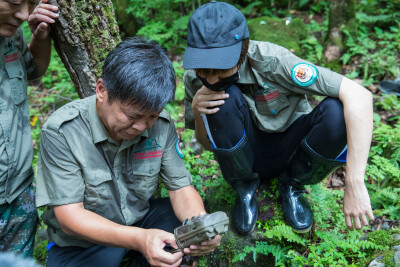 王俊凯 ×2018.07.28吉林野生东北虎项目基地动物巡护活动×cr：logo