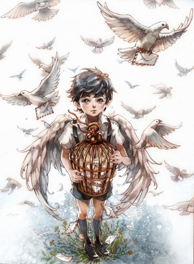 《树洞》绘师：古戈力