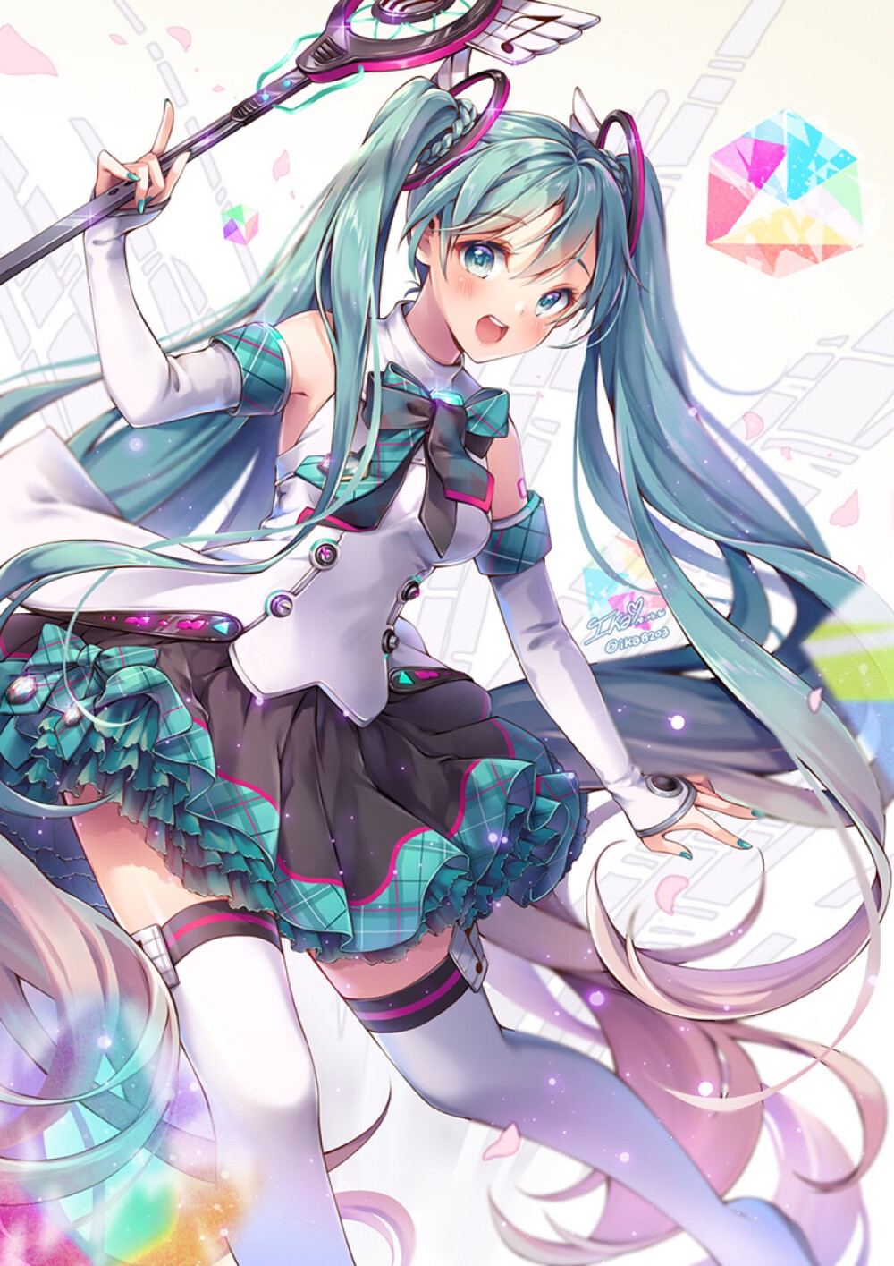 初音未来 (图源自微博—@死图p-v家情报收… - 高清图片,堆糖,美图壁