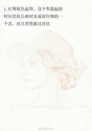 超写实人物彩铅教程!