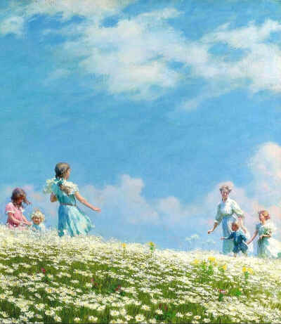 Charles Courtney Curran - summer