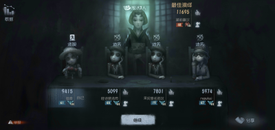 identityV. 排行