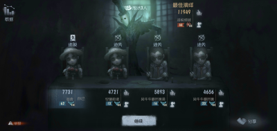 identityV. 排行