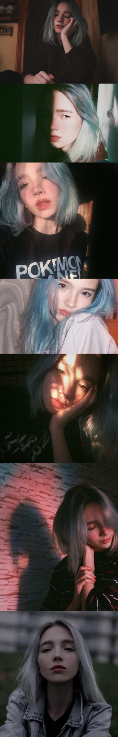 网红辑♡脸红的思春期俄罗斯女孩Arina Kiselyova 果然颜好什么发色都好看 ins：_s.o.c.k.s ​​​ ​​​​の​​​​图源微博/止于乏味/拿图点赞♡♡