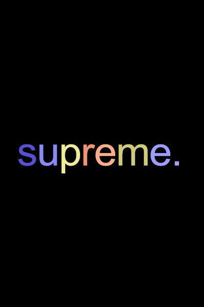 纯色背景图。supreme。愿你喜。