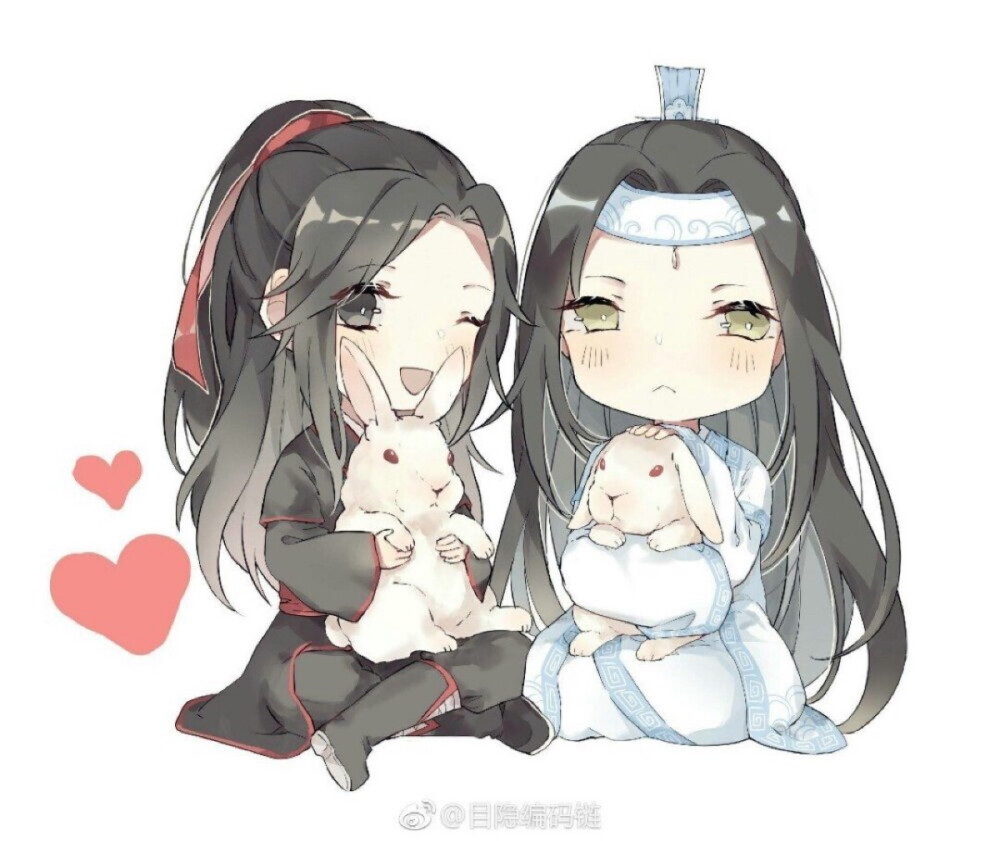 古风 红衣 玄衣 白衣 青衫 魔道祖师 妖孽 男子 精致画风