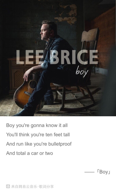 《boy》Lee Brice