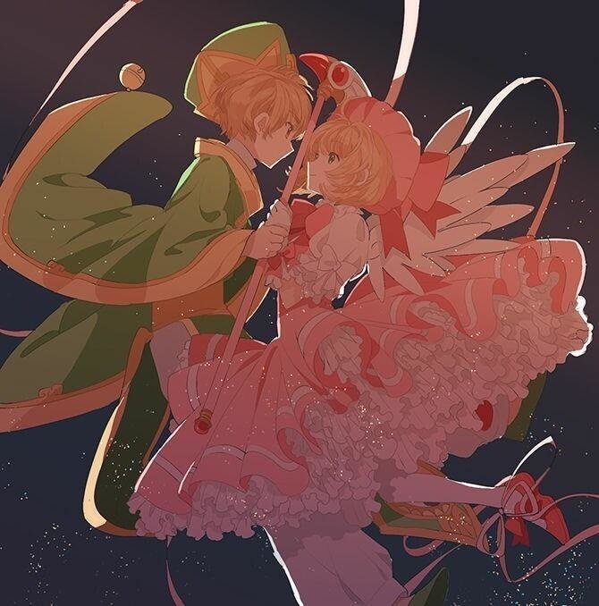 动漫#魔卡少女樱#木之本樱#李小狼