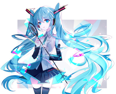 VOCALOID 初音未来 绘师：包菜（p id=5305104） 本作品id=70015492