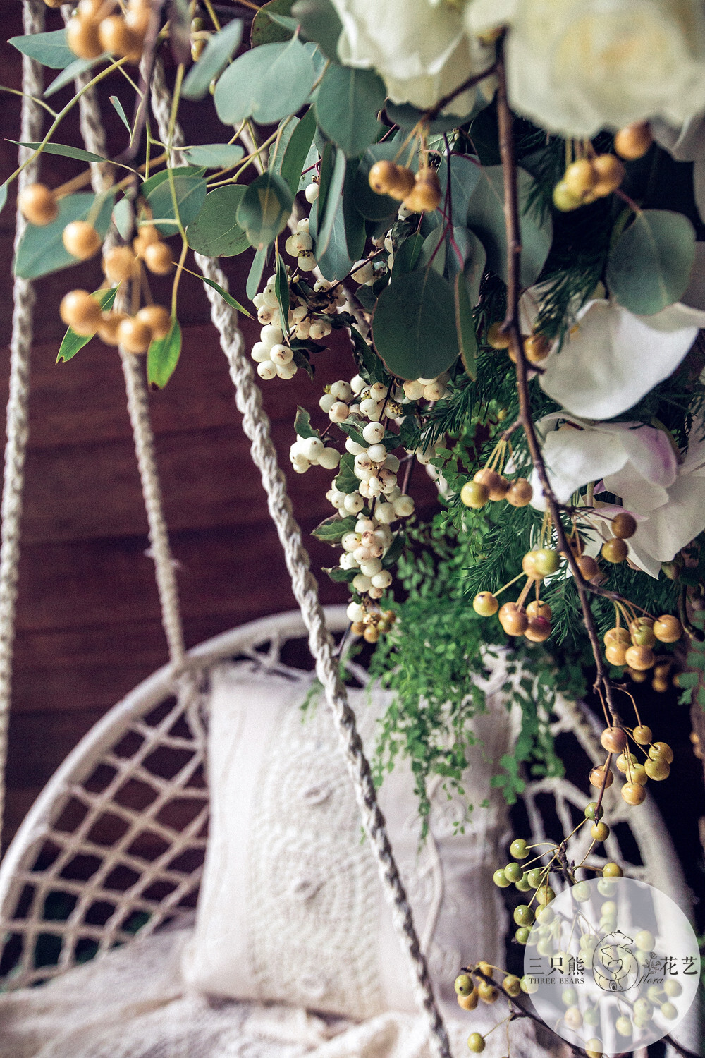 三只熊花艺-罗兰湖最美婚礼