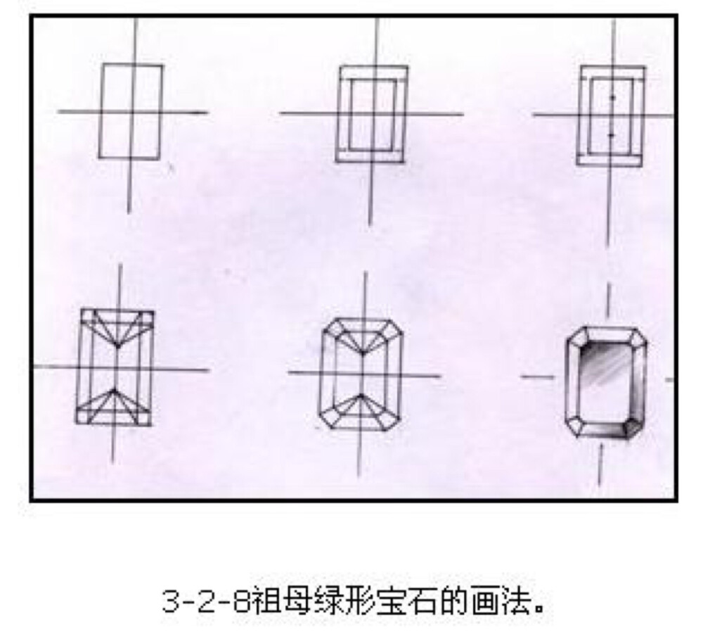 宝石画法