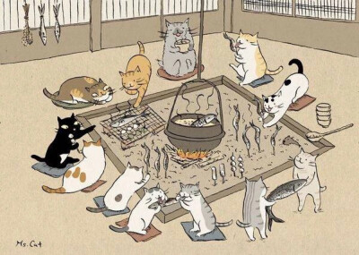 猫咪们的聚会