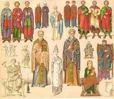 中世纪 服装 男装女装 欧洲 中古 近代 