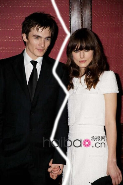 5年恋情Over！凯拉·奈特利(Keira Knightley)和男友鲁伯特·弗里德(Rupert Friend)分手，原因疑为当明星情侣压力大！