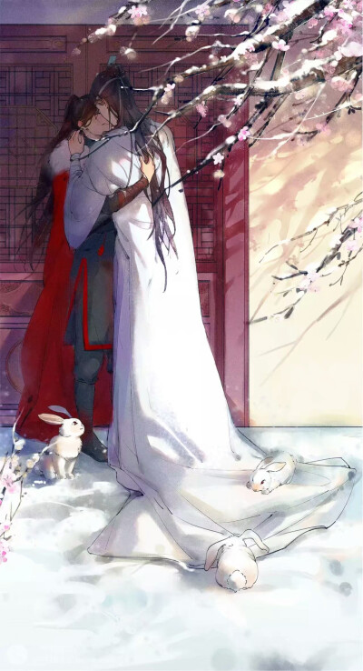 《魔道祖师》同人图，魏无羡（魏婴）♡蓝忘机（蓝湛）