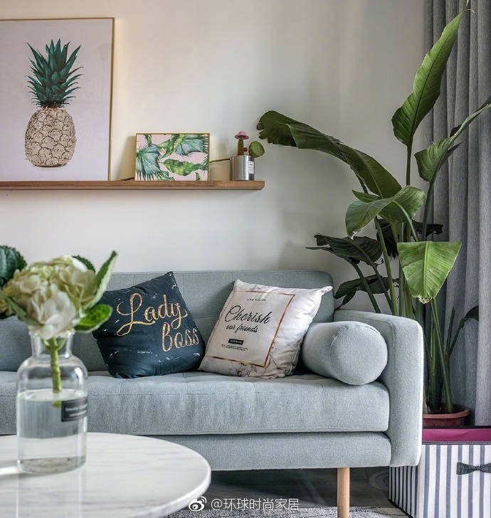 简欧公寓设计，轻盈温馨的家~ ​