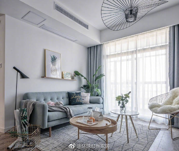 简欧公寓设计，轻盈温馨的家~ ​