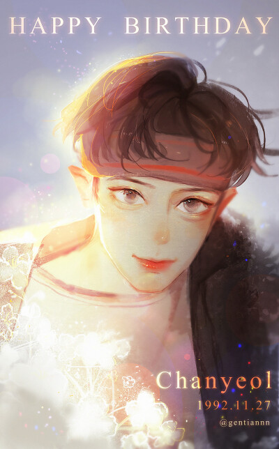 CHANYEOL 朴灿烈 cr：gentiannn 