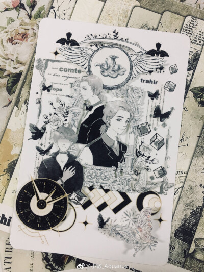 手帐 胶带拼贴