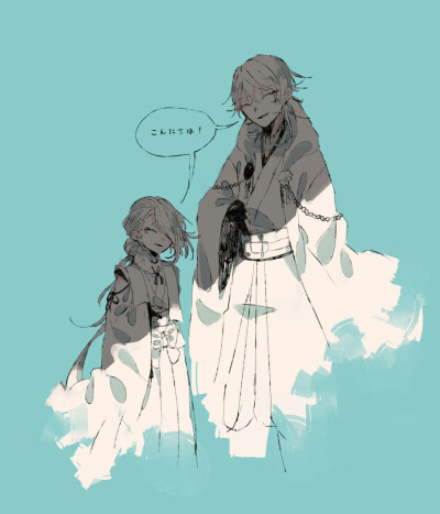 #转自推特#刀剑乱舞#今剑#鹤丸国永#大包平#莺丸#一期一振#五虎退#和泉守兼定#小夜左文字