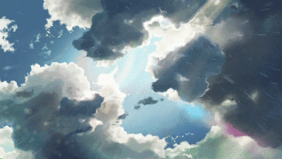 天空 动图 GIF 背景 雨