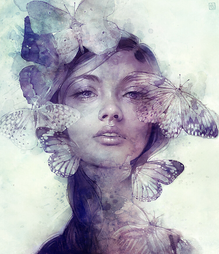 #手绘#插画# 插画师：Anna Dittmann