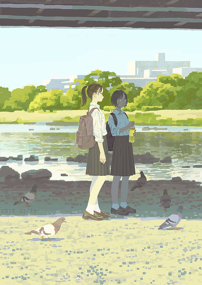 日本插画家 Jun Kumaori 