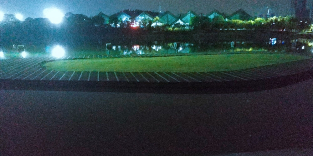  深圳的夜晚，在这边，天空刚下完雨，夜晚来了，空中的云没有像冬天那样被风吹走，依旧停留。走在路上，身旁的叶子和灯交织在一起，侧面还有黑暗，那是一种让人油然而发的轻快，自信。漫步在体育场上，人们总是那样，跟着别人前进的方向，成了自己的方向。时候不早了，有点想家。