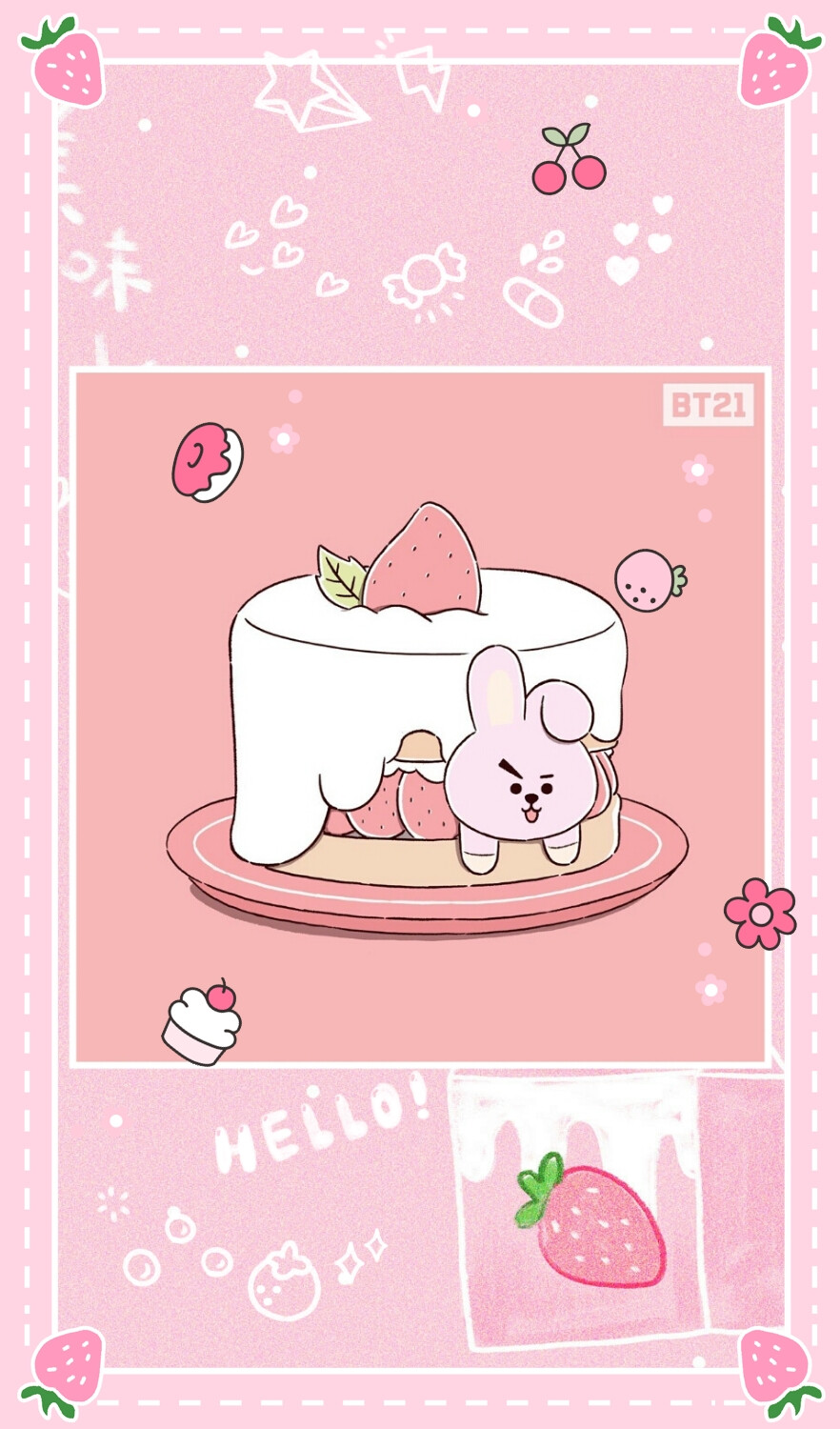 自制BT21手机壁纸